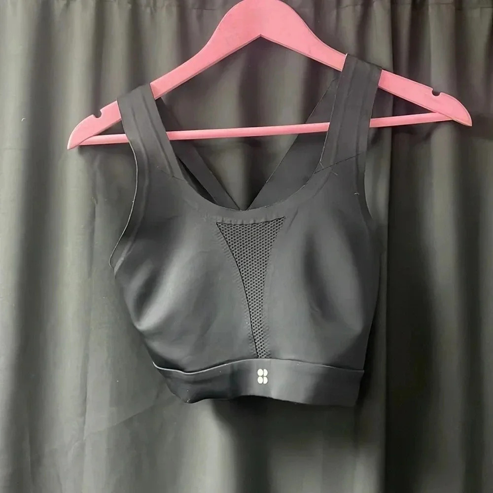 Black Sweaty Betty All Train Sports‎ Bra 34DDD